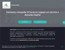 Tablet Screenshot of farmaciasmadridcentro.com